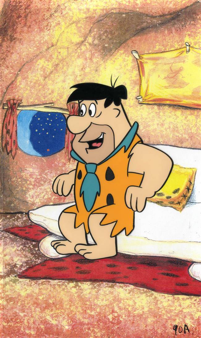 Original Production Cel Of Fred Flintstone From The Flintstones 1960s