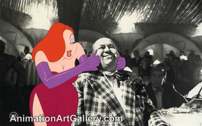 Jessica Rabbit Anything Production Cel of Jessica Rabbit from Who Framed Roger Rabbit